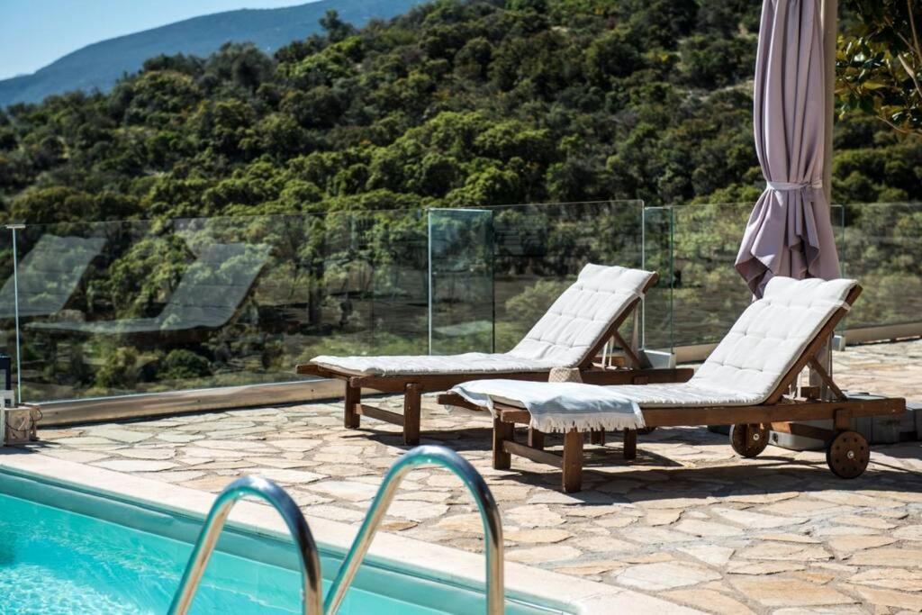 Apollo Romantic Sea View Villa Kiveri Luaran gambar