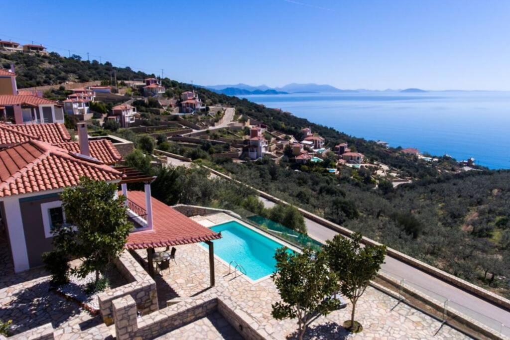 Apollo Romantic Sea View Villa Kiveri Luaran gambar
