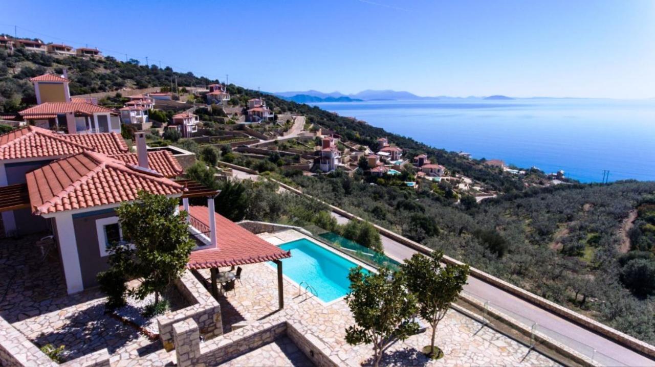 Apollo Romantic Sea View Villa Kiveri Luaran gambar