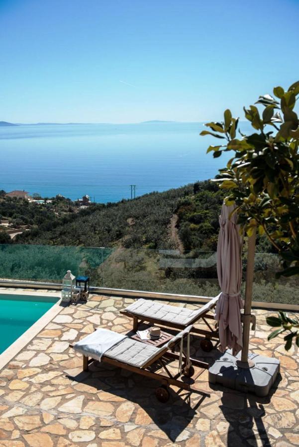 Apollo Romantic Sea View Villa Kiveri Luaran gambar