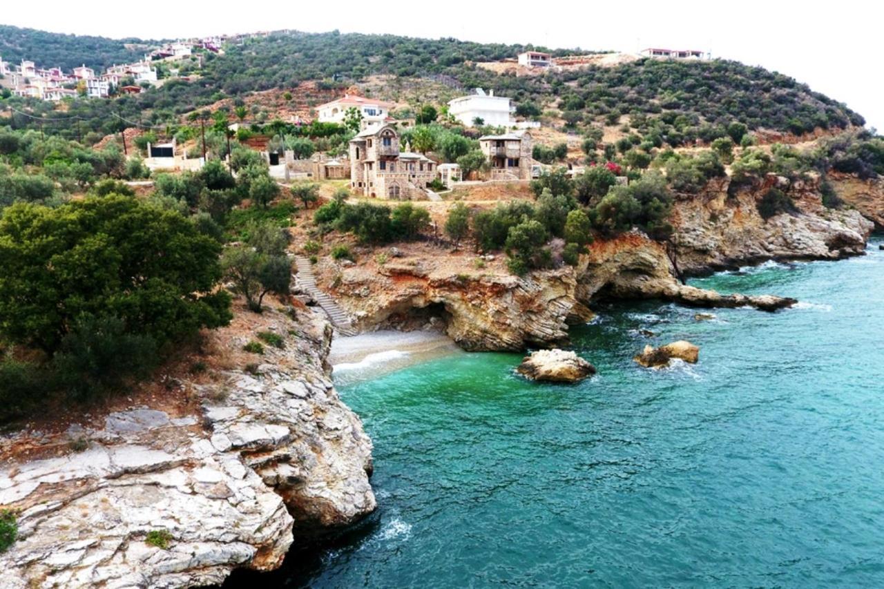 Apollo Romantic Sea View Villa Kiveri Luaran gambar