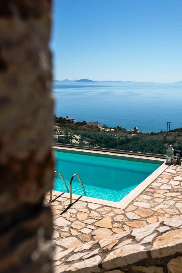 Apollo Romantic Sea View Villa Kiveri Luaran gambar