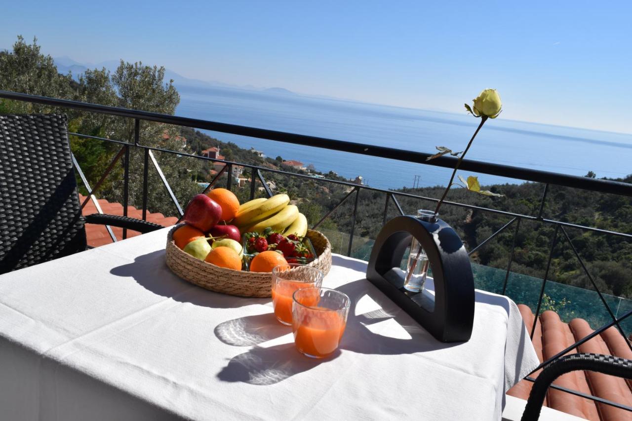 Apollo Romantic Sea View Villa Kiveri Luaran gambar