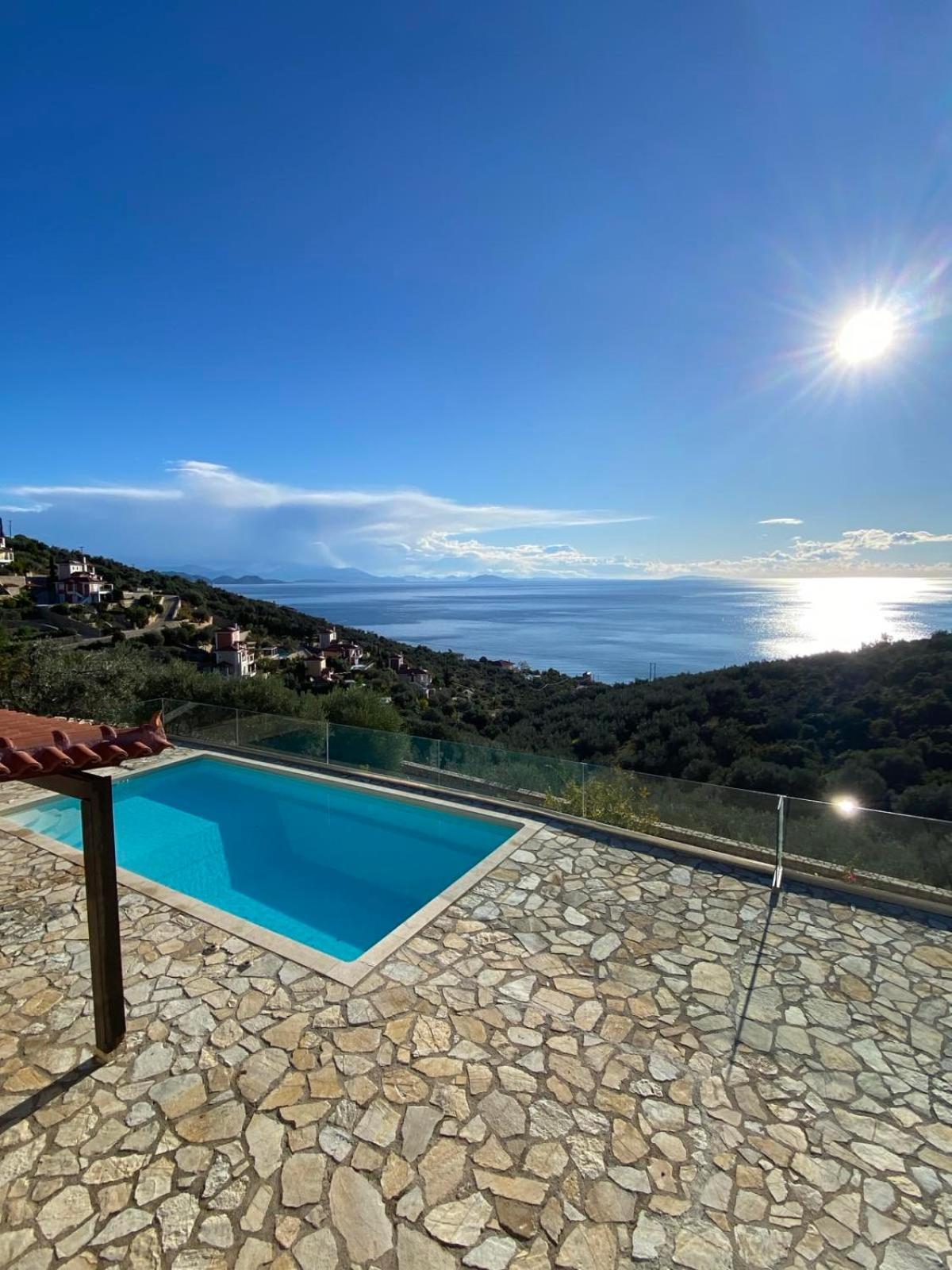 Apollo Romantic Sea View Villa Kiveri Luaran gambar
