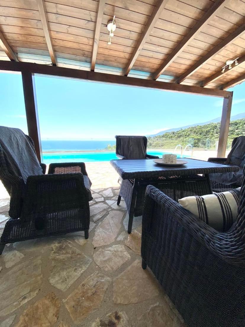 Apollo Romantic Sea View Villa Kiveri Luaran gambar